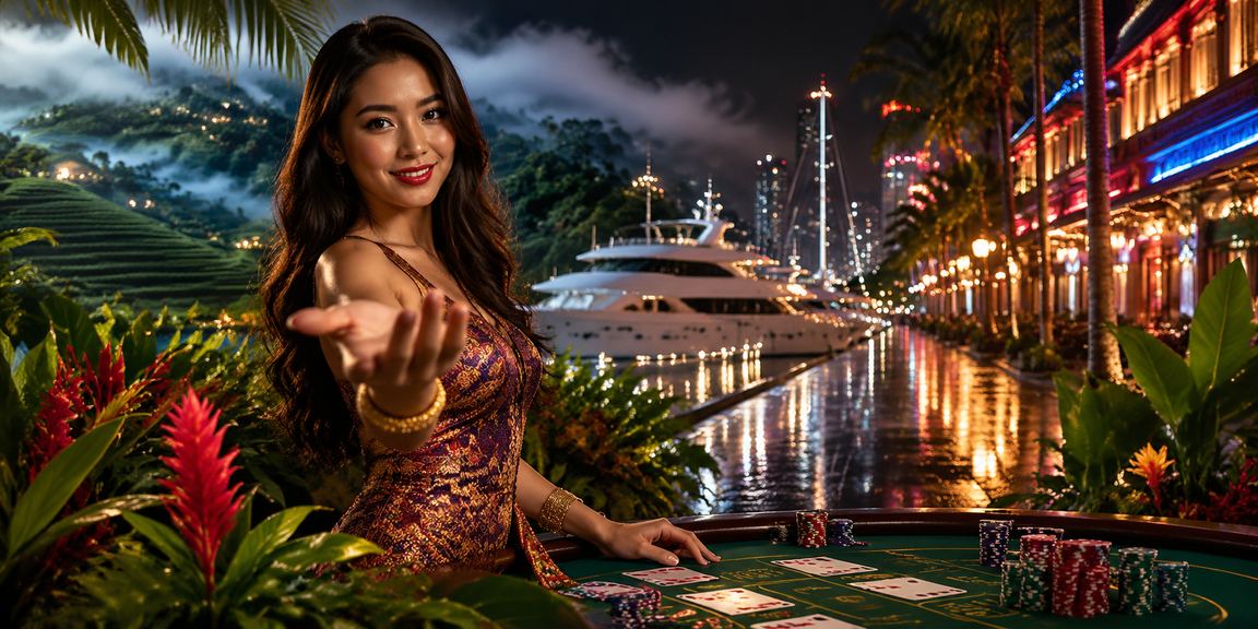Permainan baccarat Malaysia dalam suasana kasino premium pjs998 dengan dealer langsung